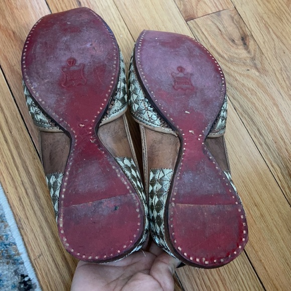 Men’s jutti Indian hand made slippers - Picture 5 of 8